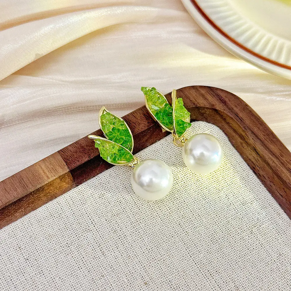 Silver Butterfly Pearl Earrings for Women - Image 12