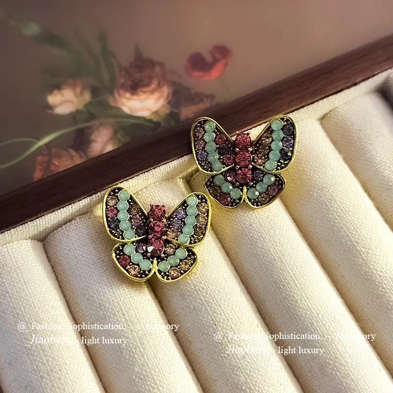 Silver Butterfly Pearl Earrings for Women - Image 26