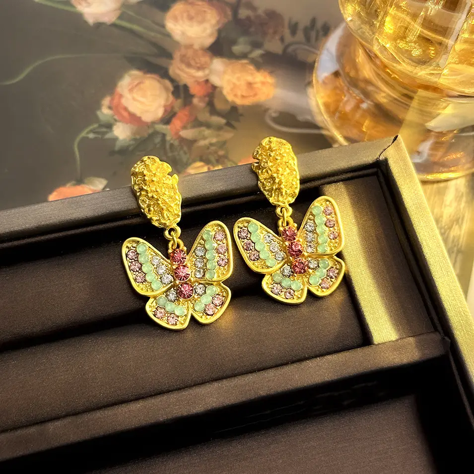 Silver Butterfly Pearl Earrings for Women - Image 41