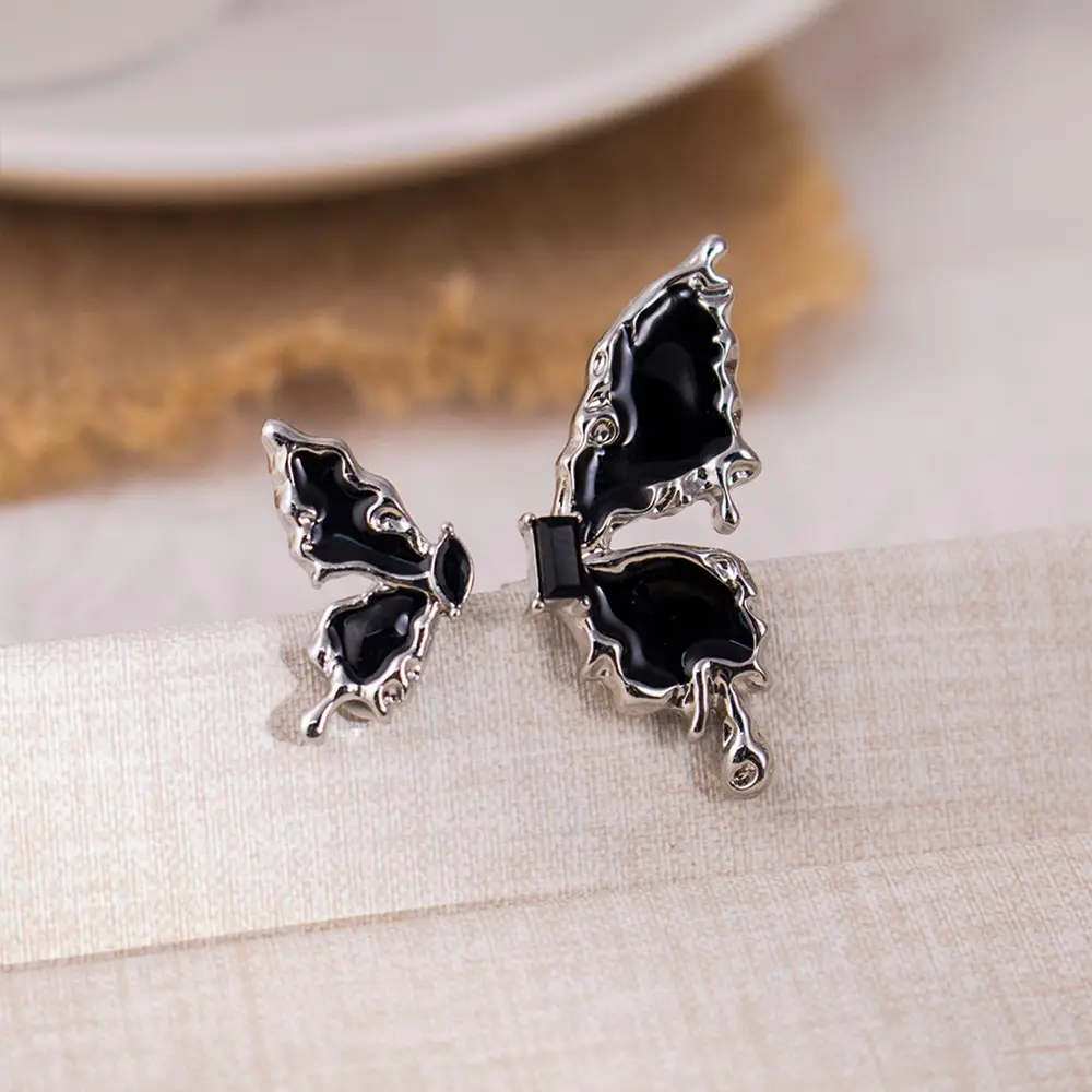 Silver Butterfly Pearl Earrings for Women - Image 58