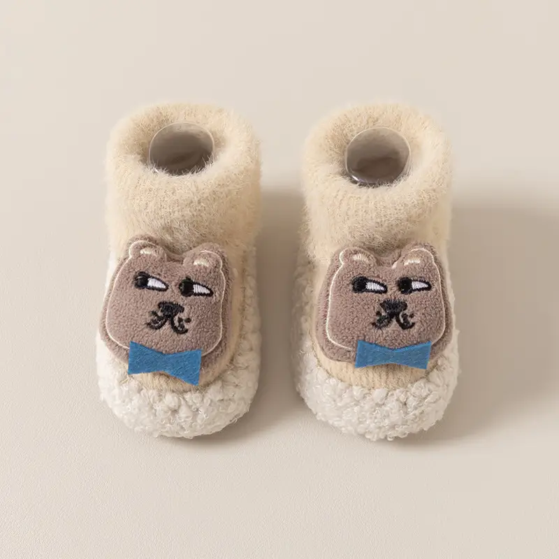 Baby Socks Thick Wool Soft Sole Toddler Floor Shoes
