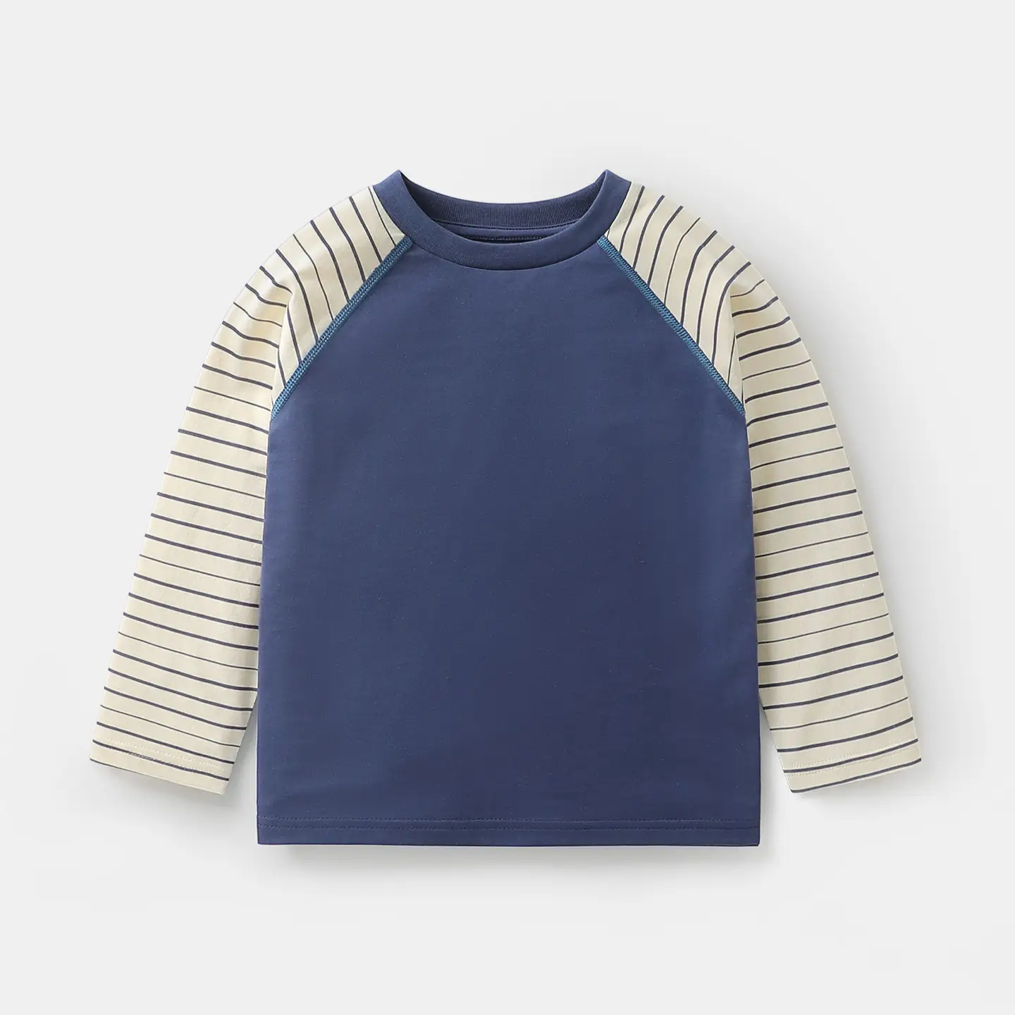 Autumn 2025 Kids Raglan Sleeve T-Shirt Cream Orange