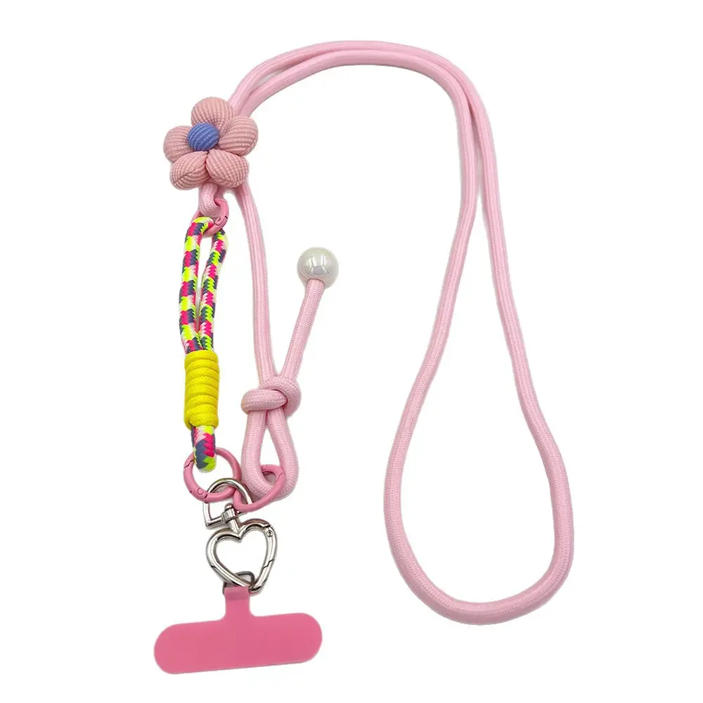 Mobile Phone Lanyard Can Be Carried Cross-Body, Double-Function, Multi-Functional, Three-Purpose, Personalized Contrasting Color Woven Adjustable Cross-Back Mobile Phone Case Cover