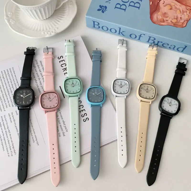 Factory Direct Sales of New Simple and Elegant Ins-Style Quartz Watches for Students and Office Workers, with a Minimalist, Fresh, and Vintage Forest-Style Design — feature 12