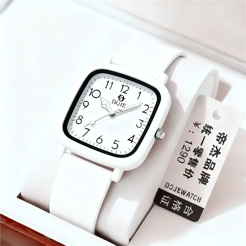 Factory Direct Sales of New Simple and Elegant Ins-Style Quartz Watches for Students and Office Workers, with a Minimalist, Fresh, and Vintage Forest-Style Design