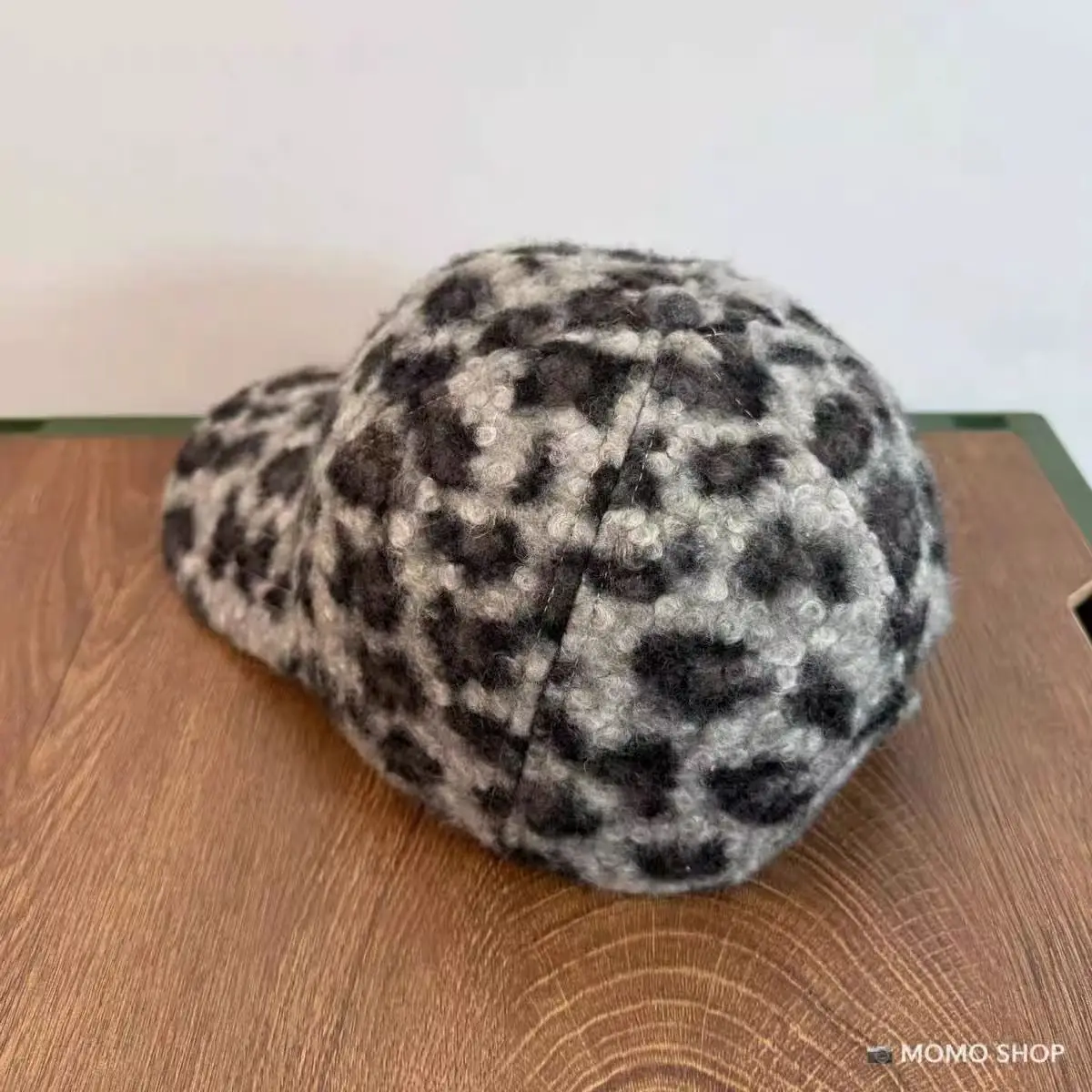Leopard Print Wool Cap for Women Winter Warm — feature 12