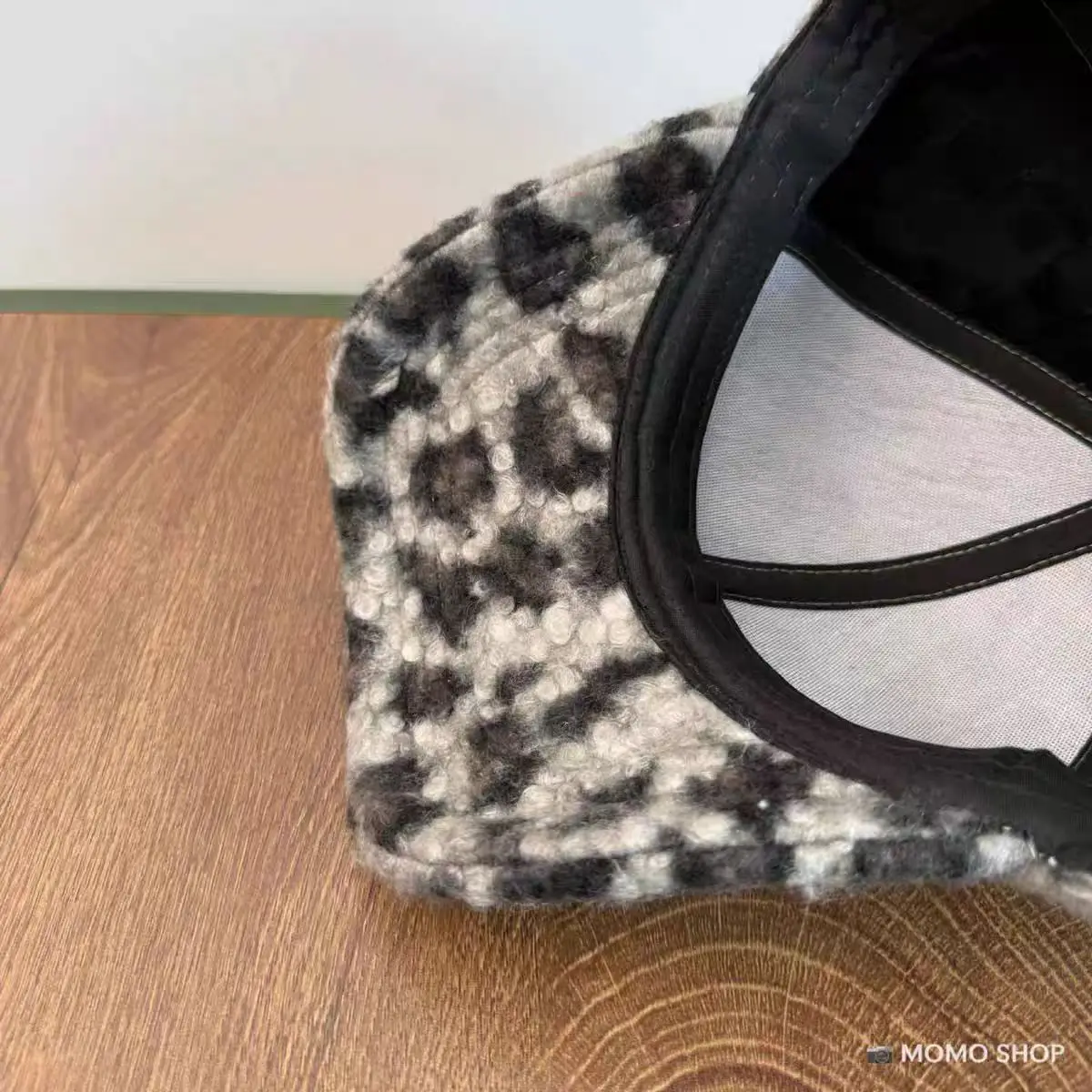 Leopard Print Wool Cap for Women Winter Warm — feature 14
