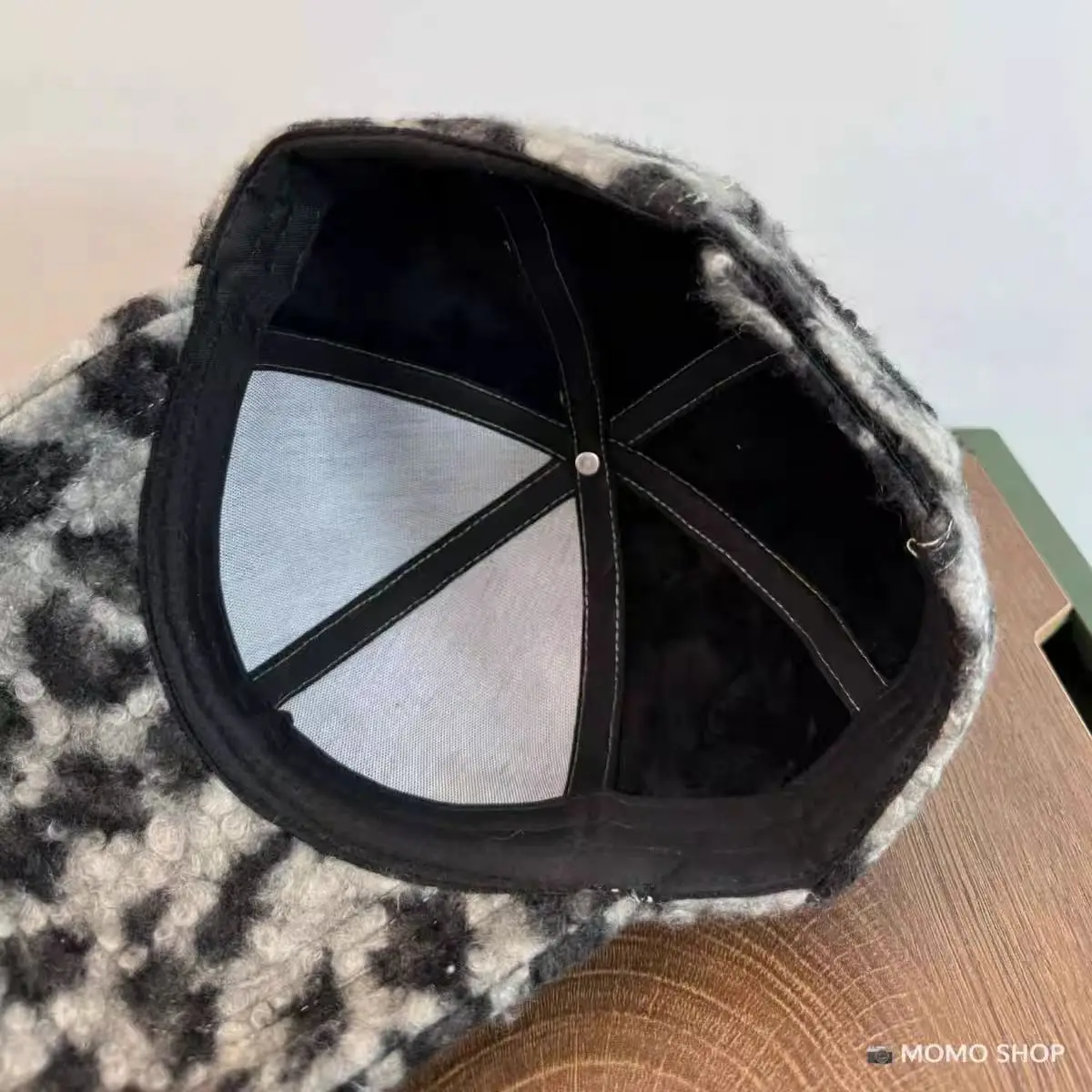 Leopard Print Wool Cap for Women Winter Warm — feature 15