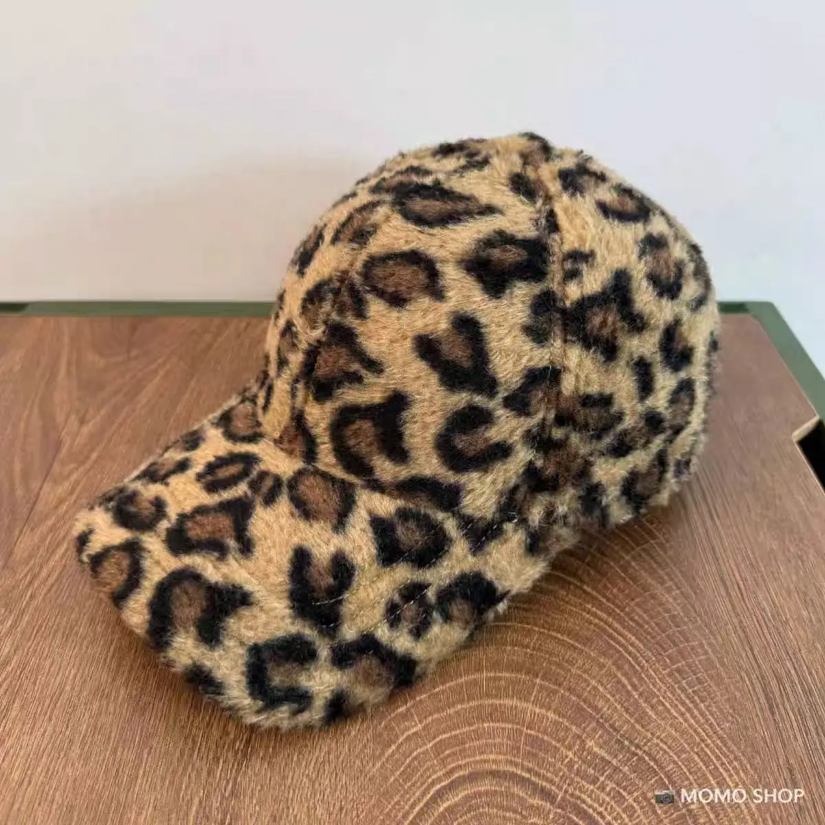 Leopard Print Wool Cap for Women Winter Warm — feature 8