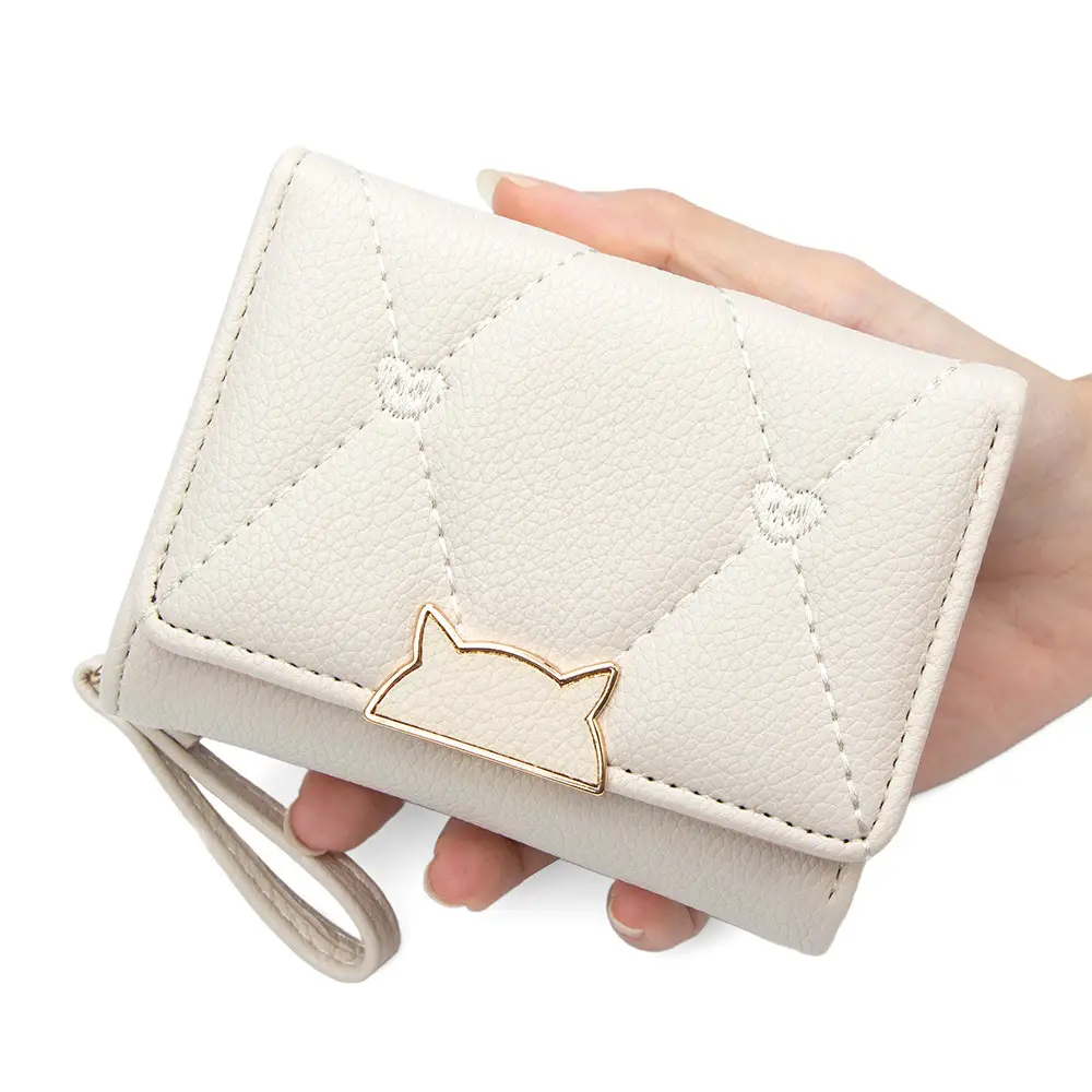 Pink Women's Pu Leather Card Wallet with 70% Slots