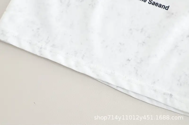 Boys Summer White Letter Print T-Shirt & Cool Jeans Set — feature 8