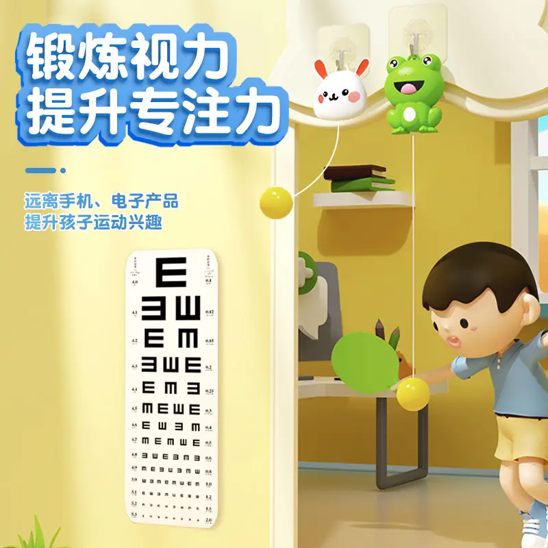 Table Tennis Kidsren's Trainer Hanging Frog One Person Playing Kidsren's Indoor Home Vision Training Toy