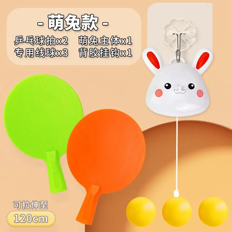 Table Tennis Kidsren's Trainer Hanging Frog One Person Playing Kidsren's Indoor Home Vision Training Toy