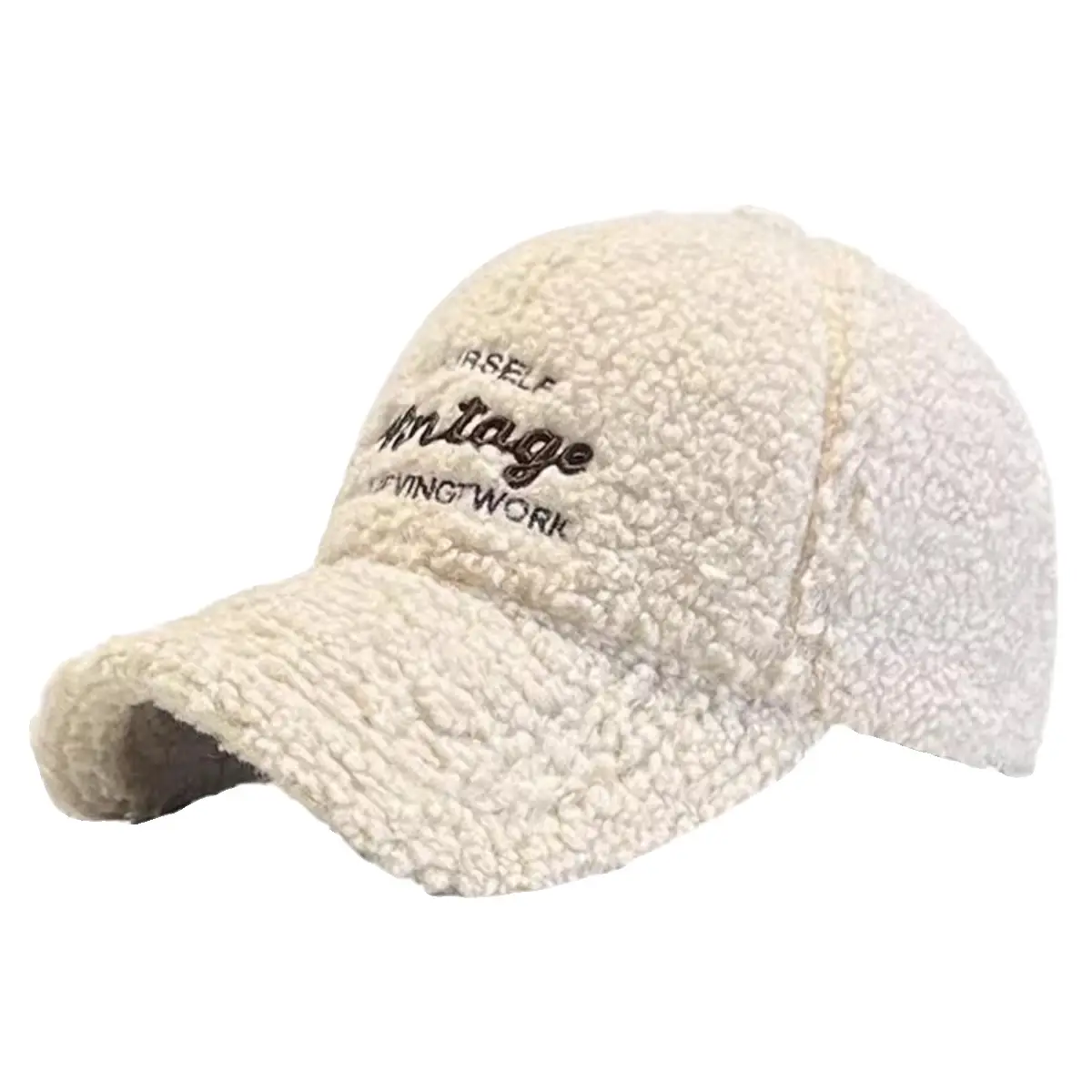 Women Winter Fleece Duckbill Cap Warm Casual - Image 12
