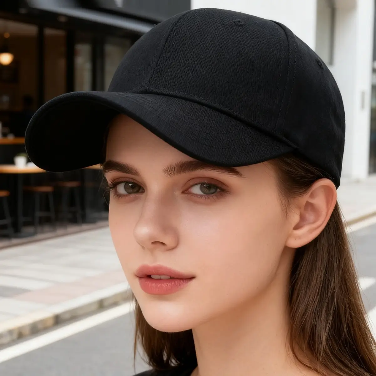 Men Wide-Brimmed Tan Cap Deep Duckbill Design - Image 14