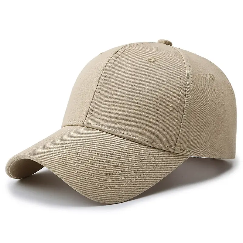 Men Wide-Brimmed Tan Cap Deep Duckbill Design - Image 7