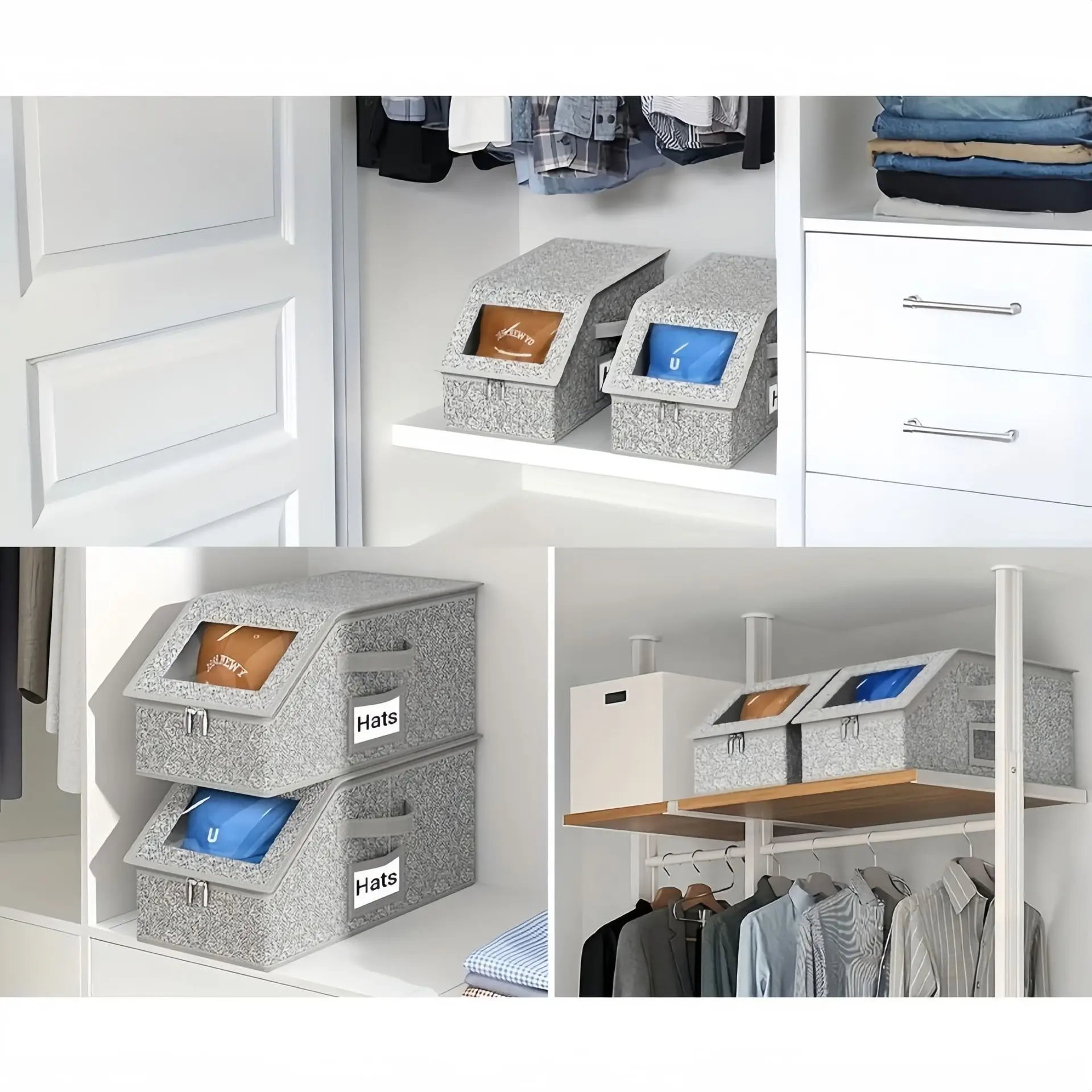 Dustproof Hat Storage Box for Home Use - Image 5