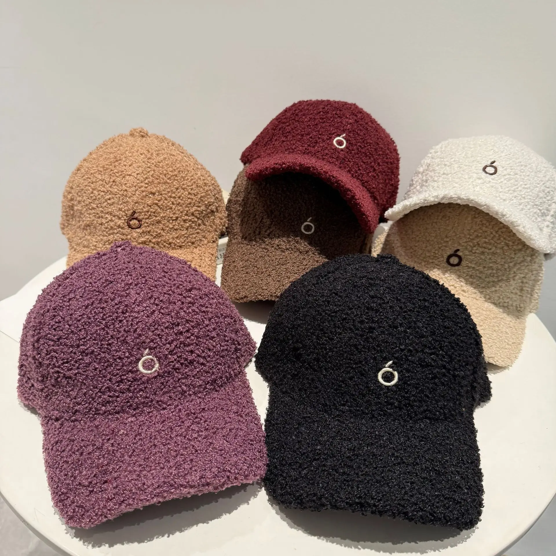 Women's Warm Teddy Fleece Baseball Caps for Winter - Image 8