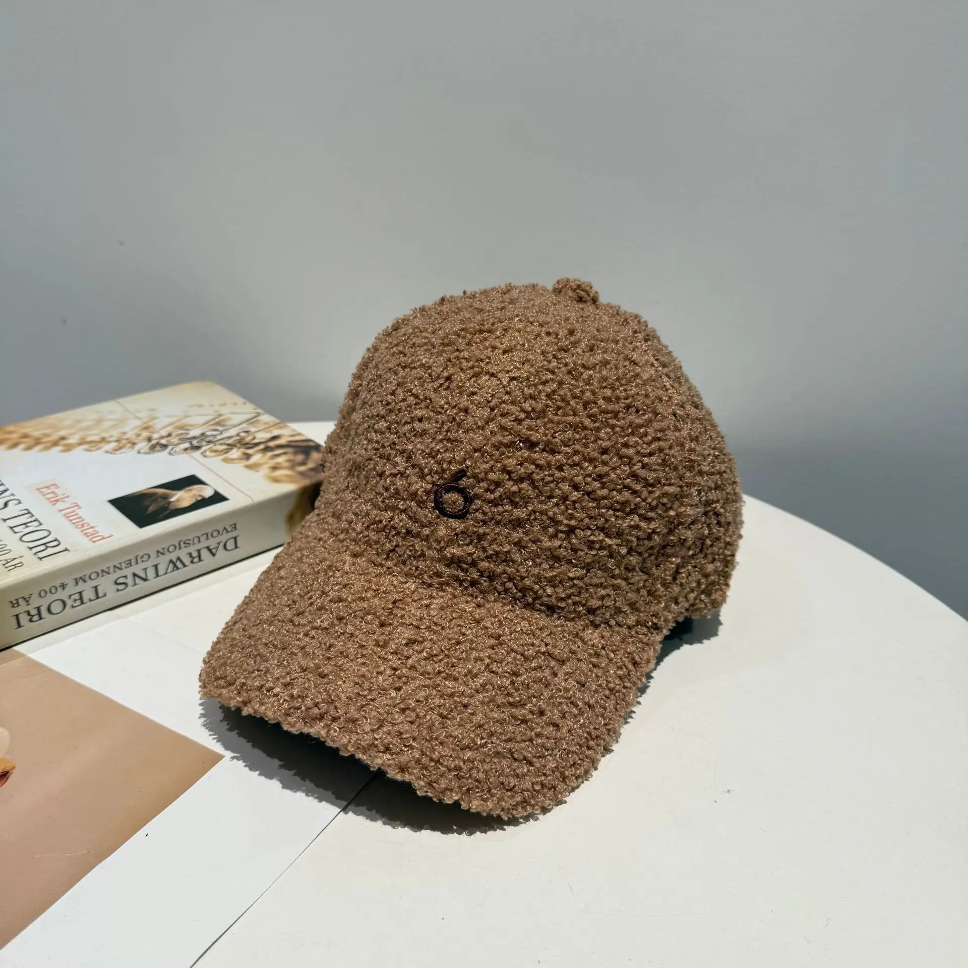 Women's Warm Teddy Fleece Baseball Caps for Winter - Image 4