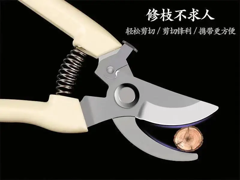Pruning Shears for Thick Branches, Flower Shop Gardening Scissors, Stainless Steel Fruit Picking Scissors, Garden Scissors, Floral Household Pruning Scissors — feature 1