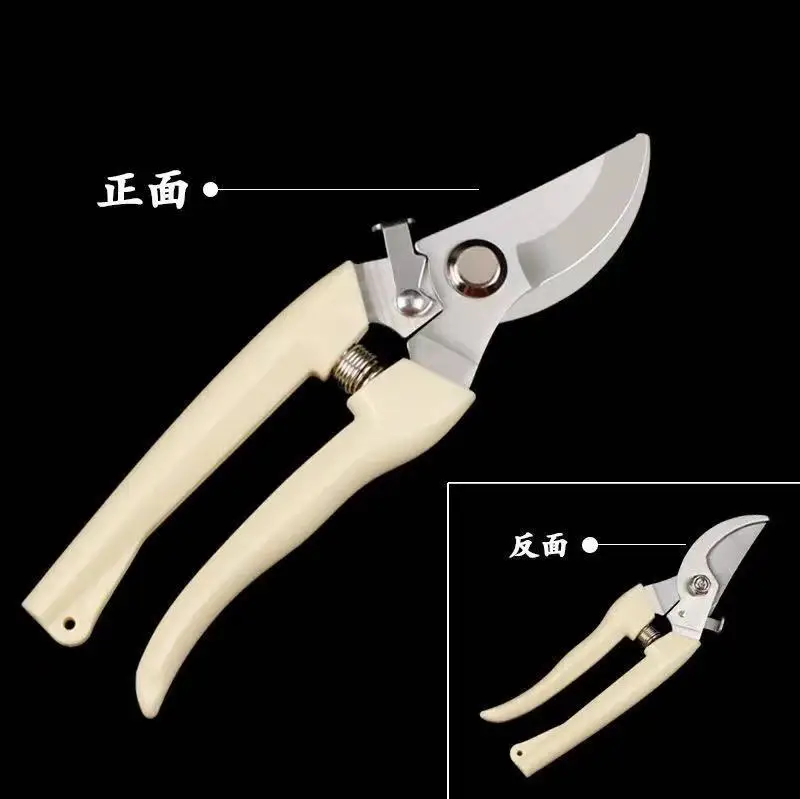 Pruning Shears for Thick Branches, Flower Shop Gardening Scissors, Stainless Steel Fruit Picking Scissors, Garden Scissors, Floral Household Pruning Scissors — feature 3