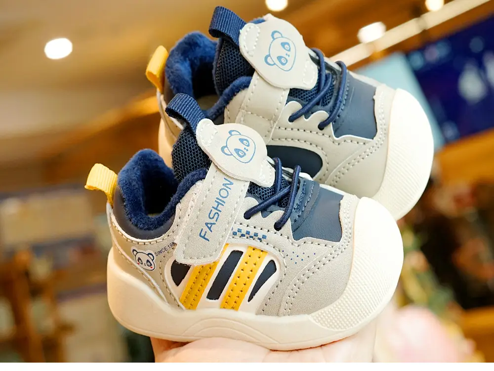 Toddler Winter Fleece Baby Shoes 1-2Yr Anti-Slip Soft Sole — feature 4
