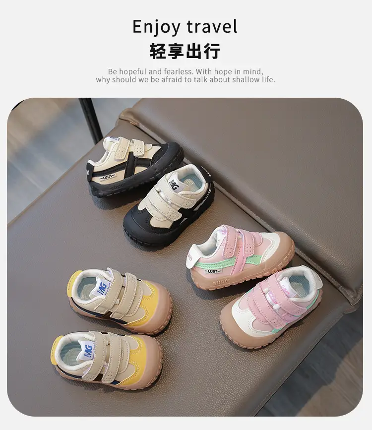 Baby Toddler Shoes Spring & Fall Soft Sole Non-Slip 1-3 Years Old Kidsren Girls Baby Shoes Little Boys Functional Shoes Trendy — feature 1