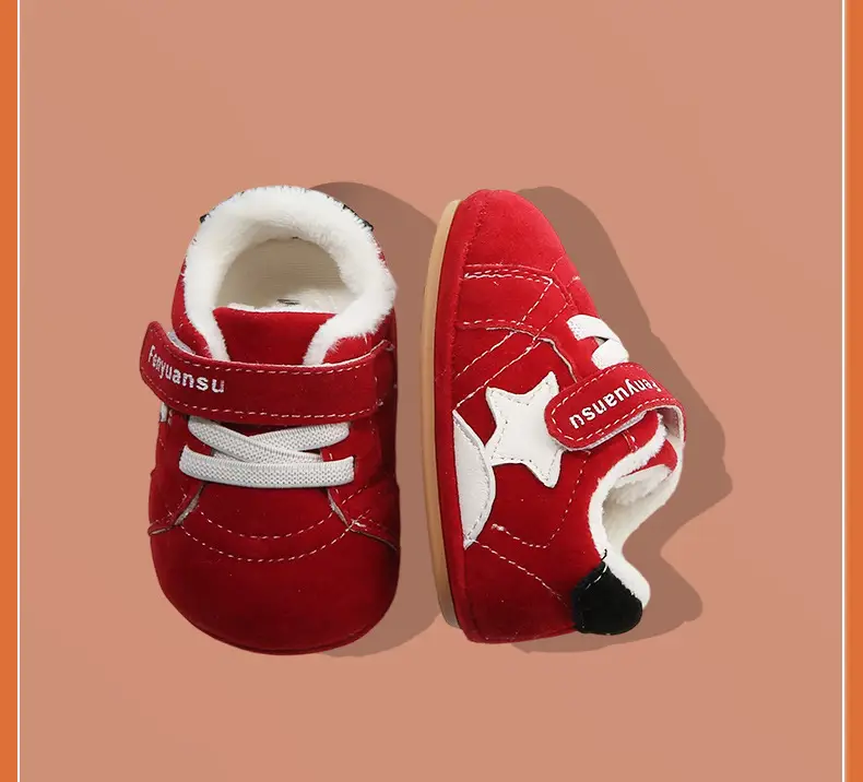 Winter Baby Shoes for 6-12M Soft Fleece Lined Toddler β feature 34