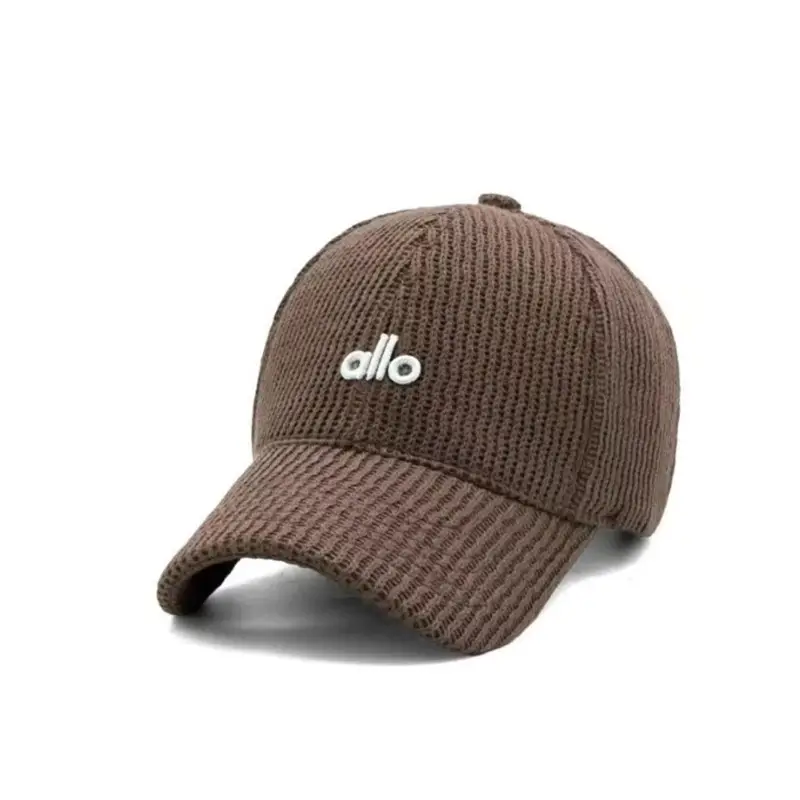 Korean Letter Embroidered Baseball Cap Brown — feature 5