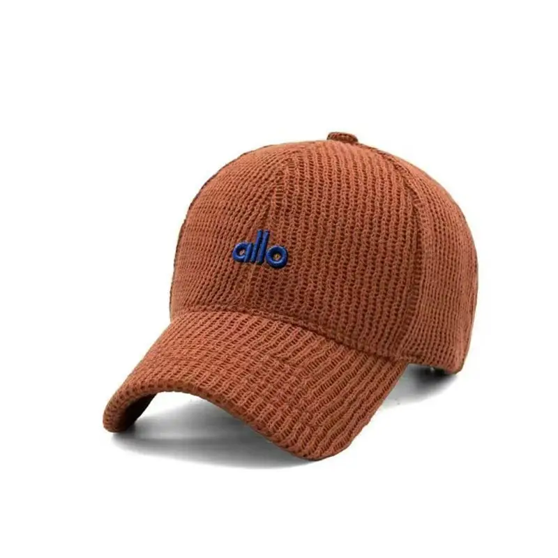 Korean Letter Embroidered Baseball Cap Brown — feature 6