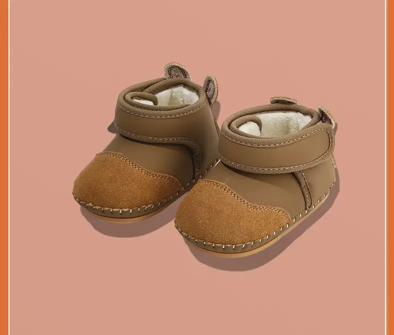 Baby Cotton Snow Boots 6-12M Fleece Lined Warm — feature 26