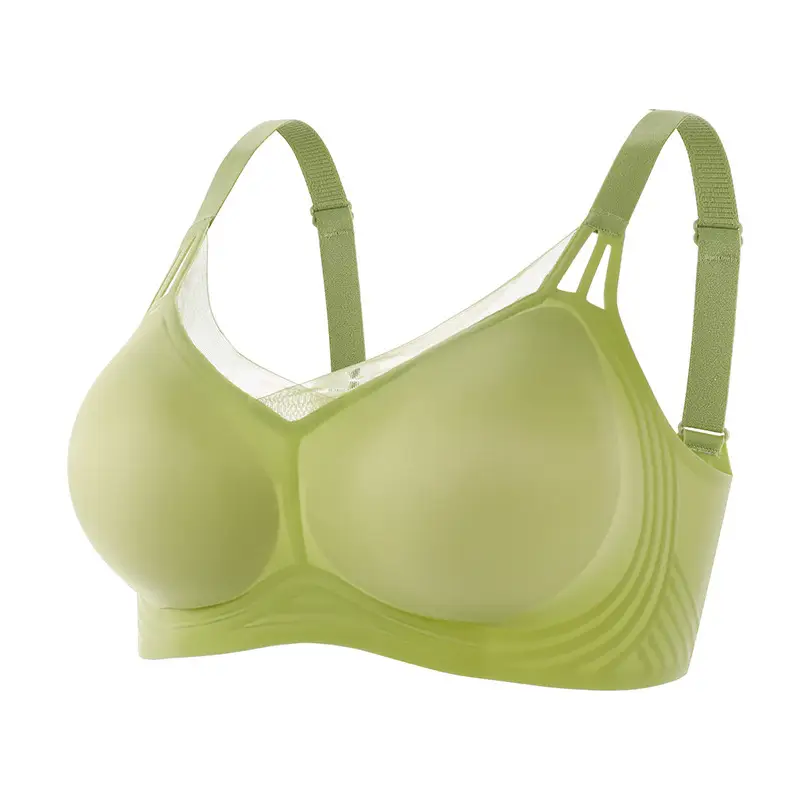 Nude Seamless Intimates for Women, Soft Support Jelly, Breast Reduction, Anti-Sagging, Adjustable, Wire-Free, Ultra-Soft Thin Bra - Image 10