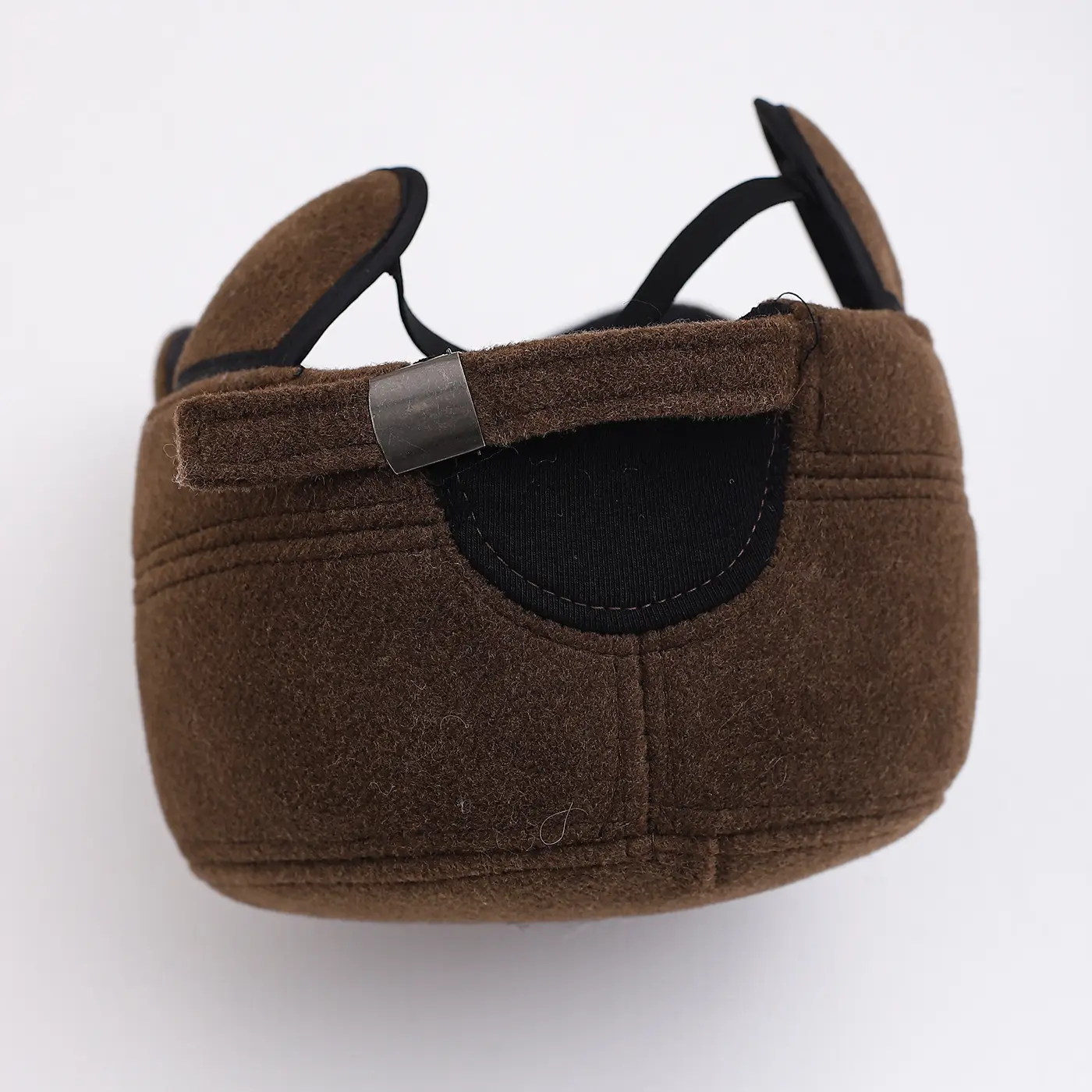 Men's Warm Fleece Cap Black Brown Summy — feature 5