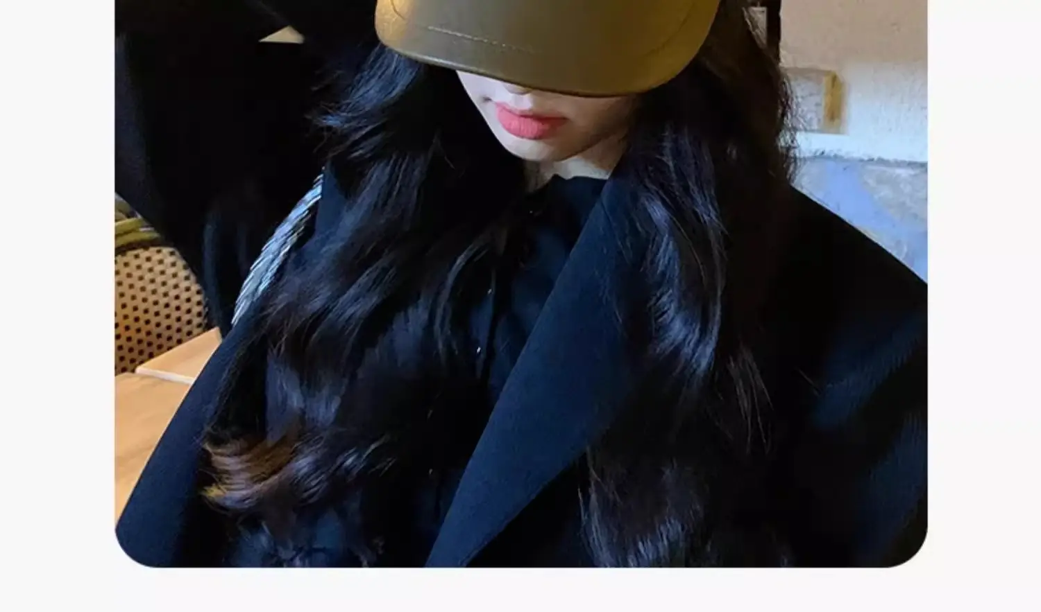 Women's New Leather Beret Cap Small Face Autumn Winter — feature 13
