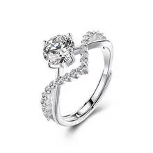 Crown Shape Diamond Ring Gold Plated for Men Women — feature 6