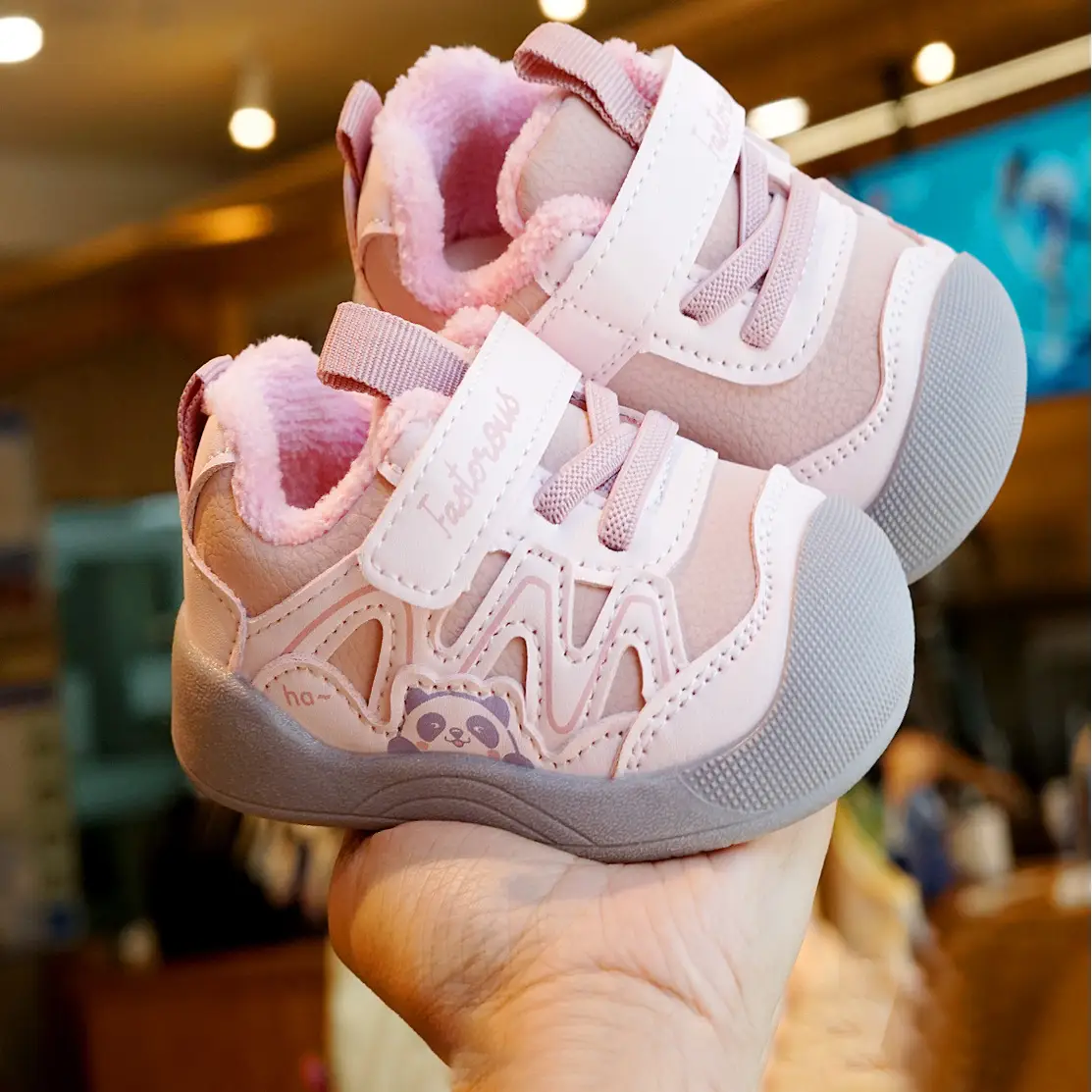 Winter Velvet Toddler Shoes 1-2Yr Non-Slip