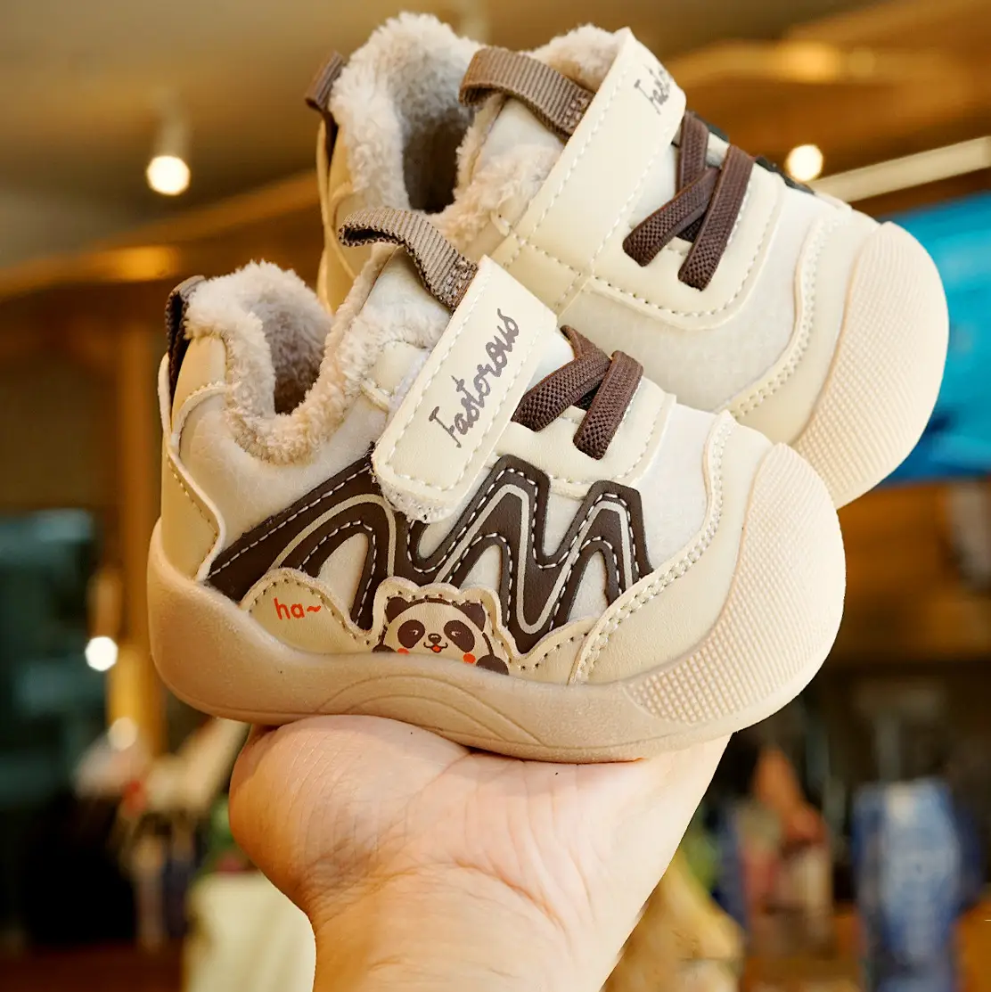 Winter Velvet Toddler Shoes 1-2Yr Non-Slip