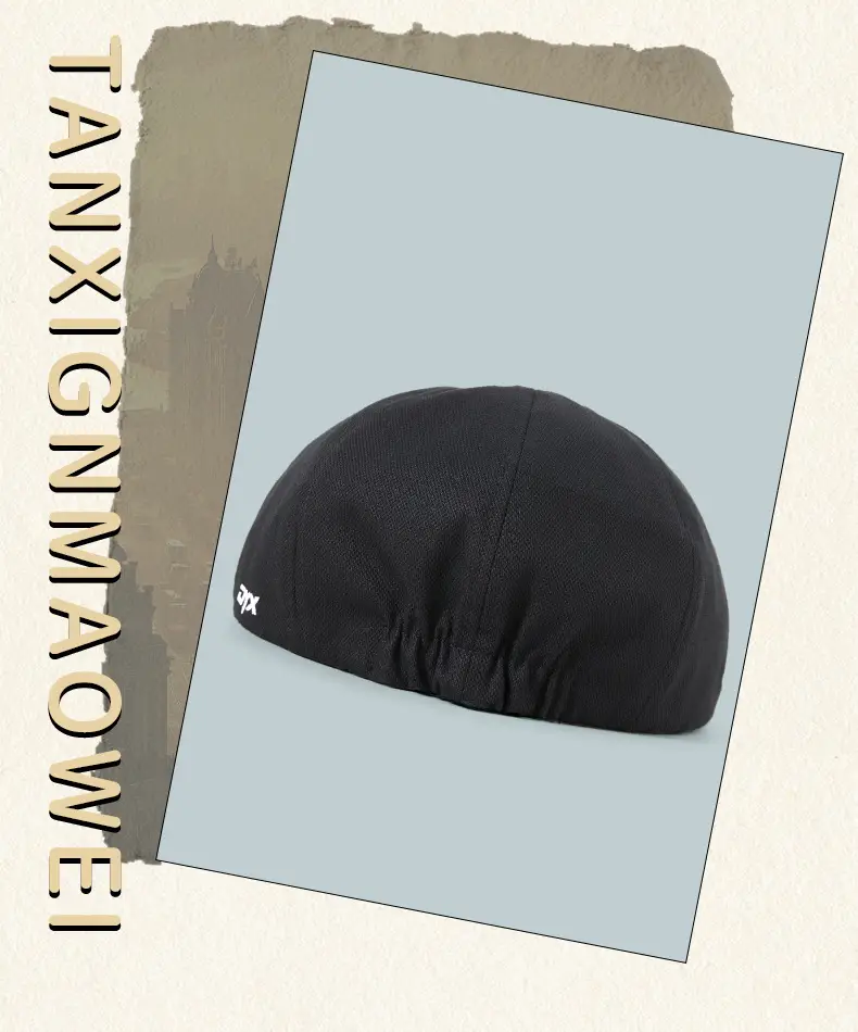 Men Black Printed Beret Cap Four Season Retro Newsboy — feature 3