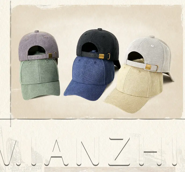 Men Grey Baseball Cap Summer Retro — feature 14