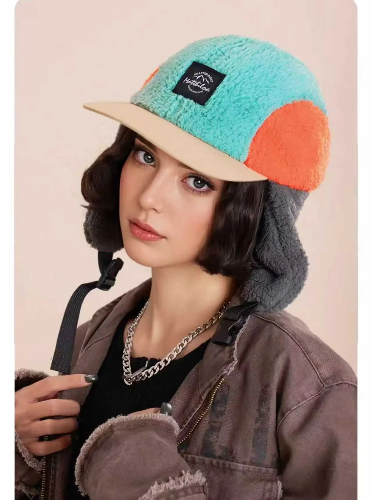 Winter Cold Proof Fleece Peaked Cap for Men — feature 3