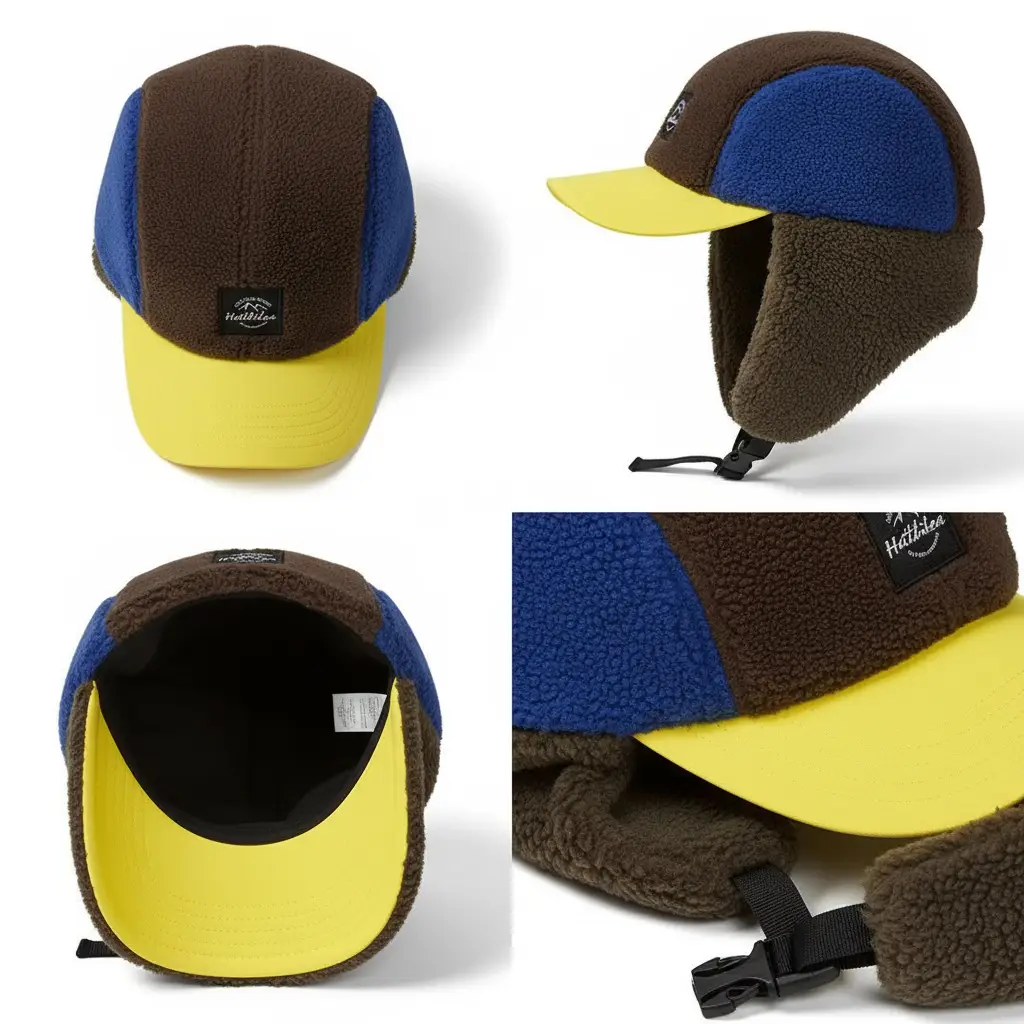 Winter Cold Proof Fleece Peaked Cap for Men — feature 8