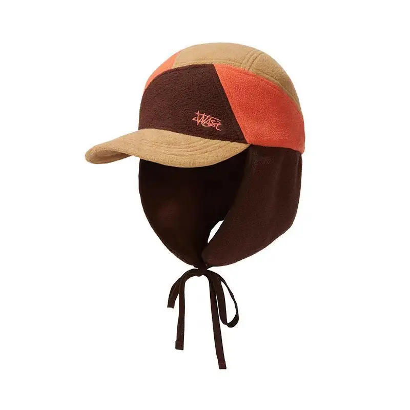 Winter Cold Proof Fleece Peaked Cap for Men