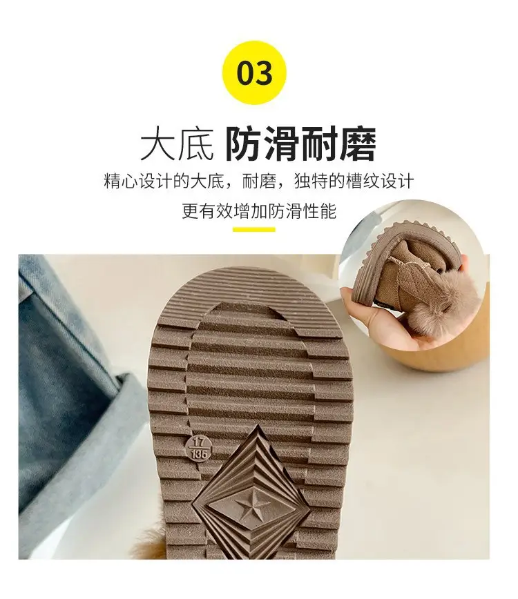 Baby Fleece Lined Winter Boots for 1-2Yrs Boys — feature 4