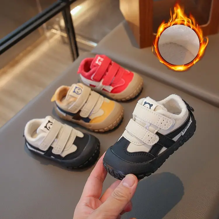 Toddler Shoes Winter Warm Cotton Non-Slip Sole 1-3Y - Image 4