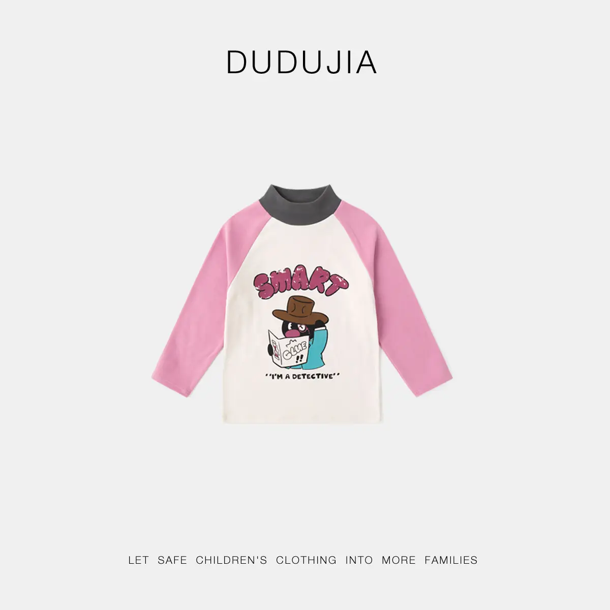 Children's Winter Long Sleeve T-Shirt with Panda Print - Image 7