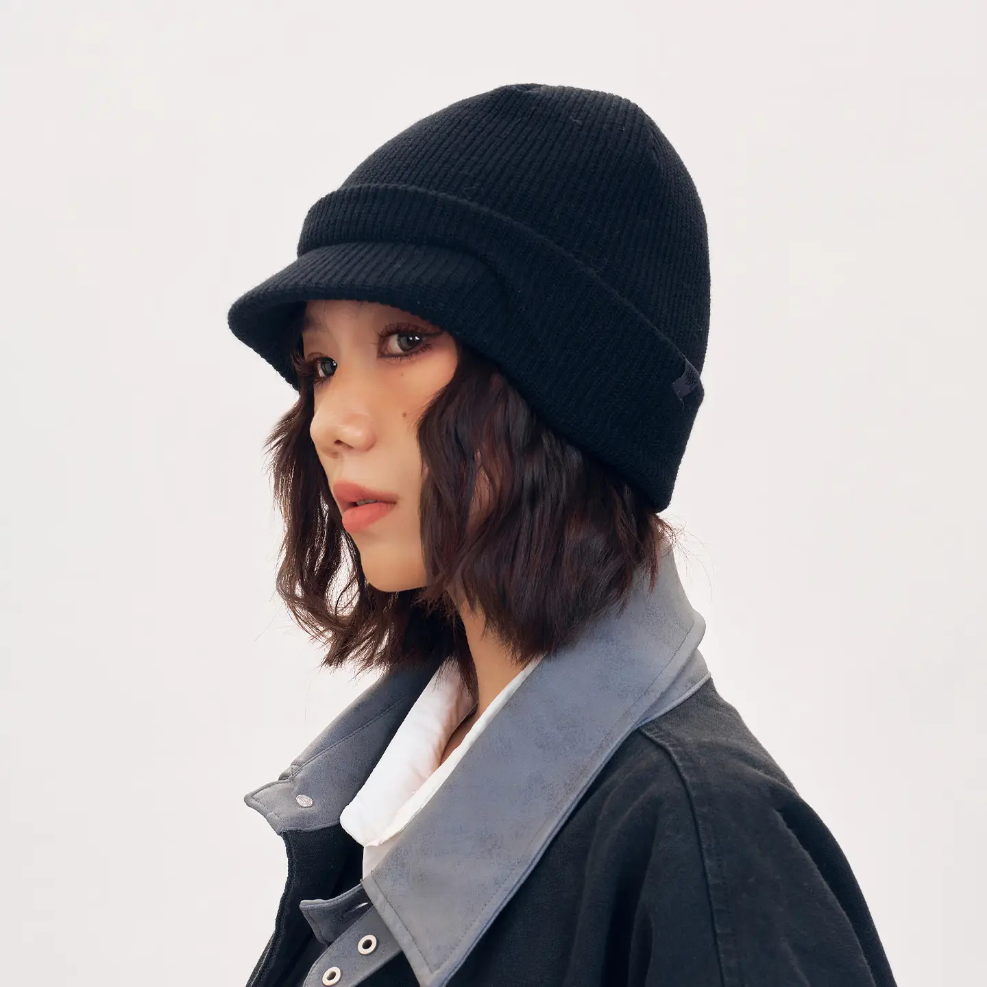 Men Winter Reversible Knit Beanie Hat with Ear Flap - Image 8
