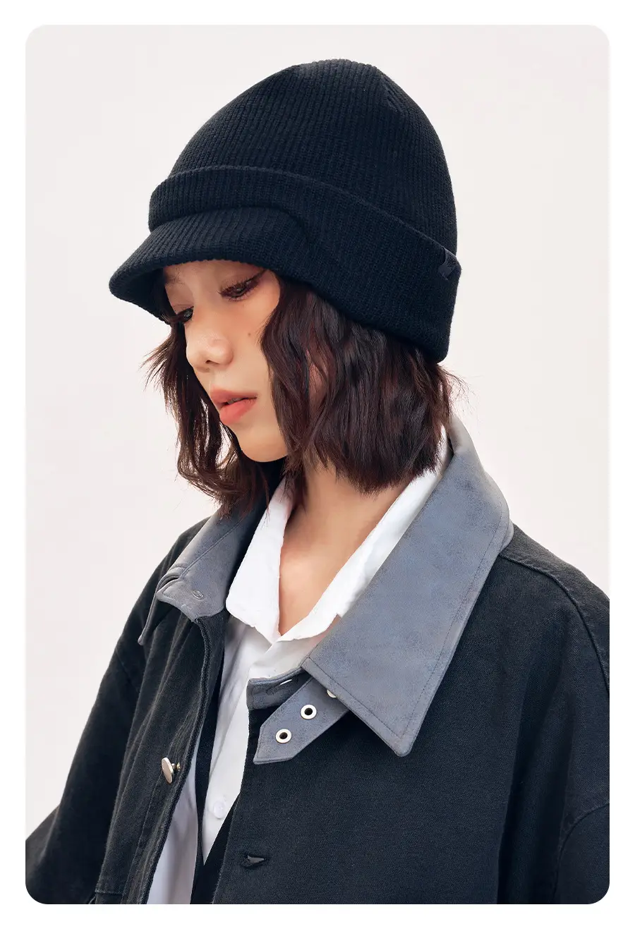 Men Winter Reversible Knit Beanie Hat with Ear Flap — feature 13