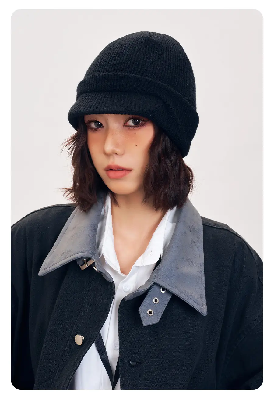 Men Winter Reversible Knit Beanie Hat with Ear Flap — feature 14