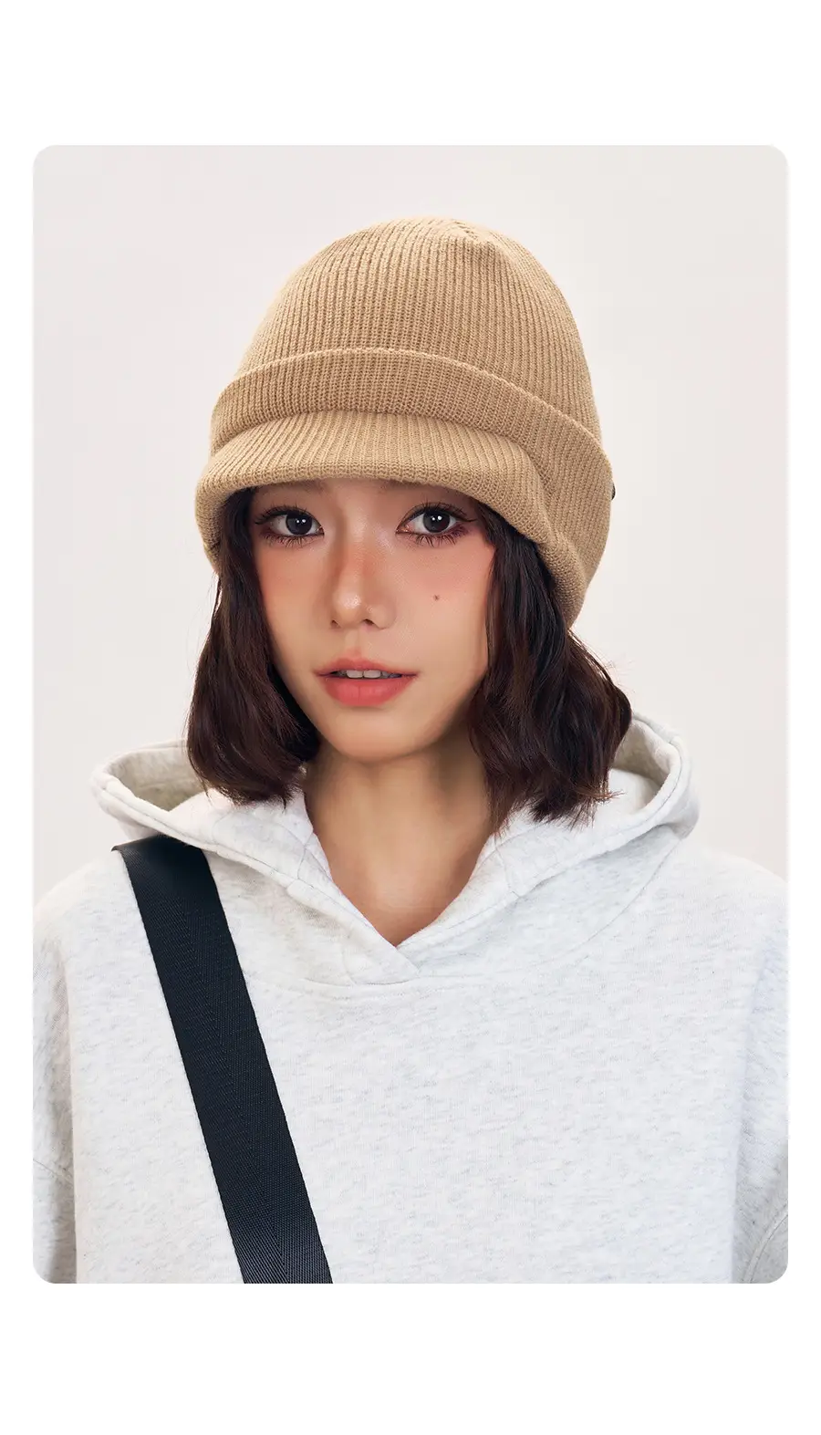 Men Winter Reversible Knit Beanie Hat with Ear Flap — feature 6
