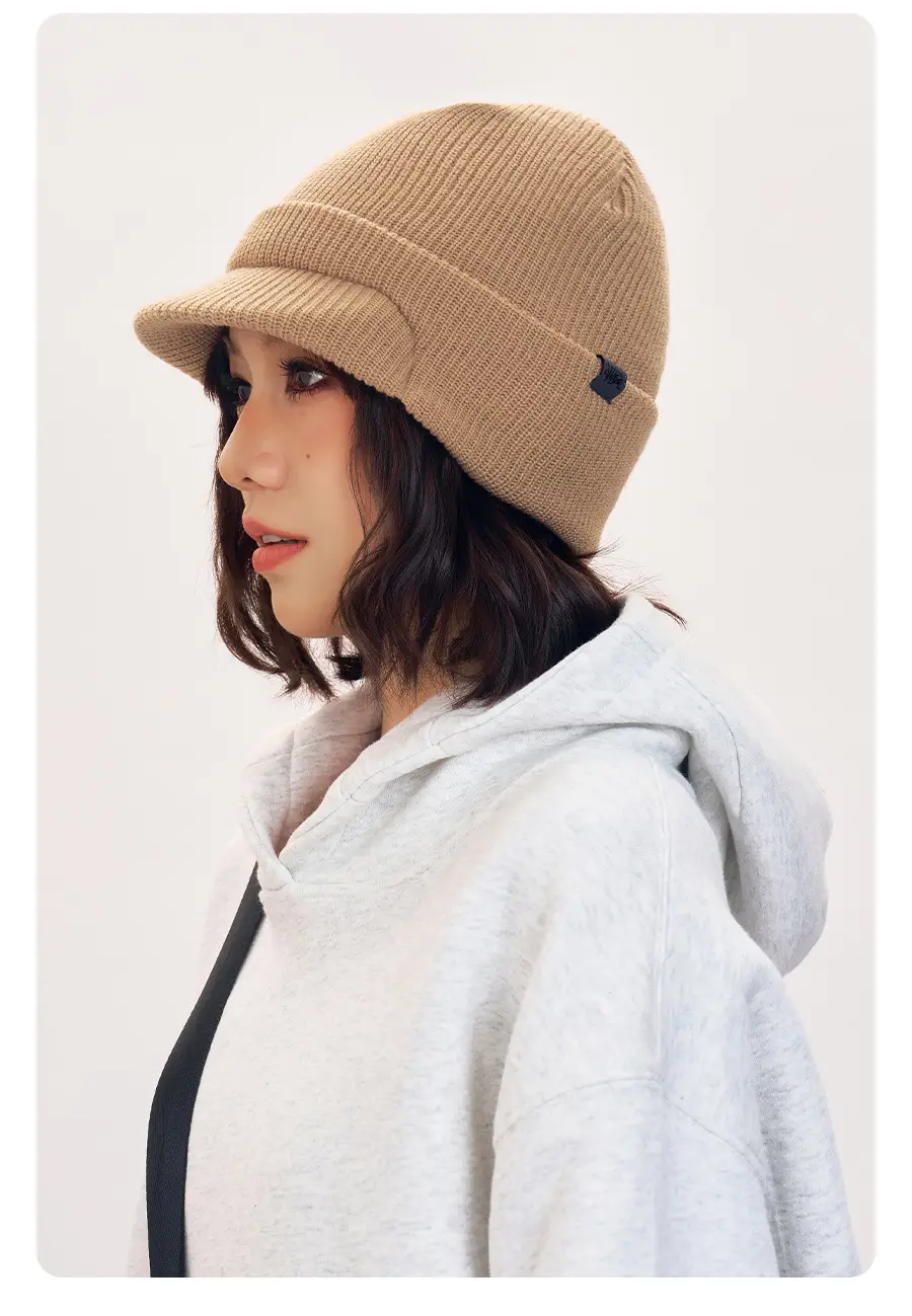 Men Winter Reversible Knit Beanie Hat with Ear Flap — feature 8